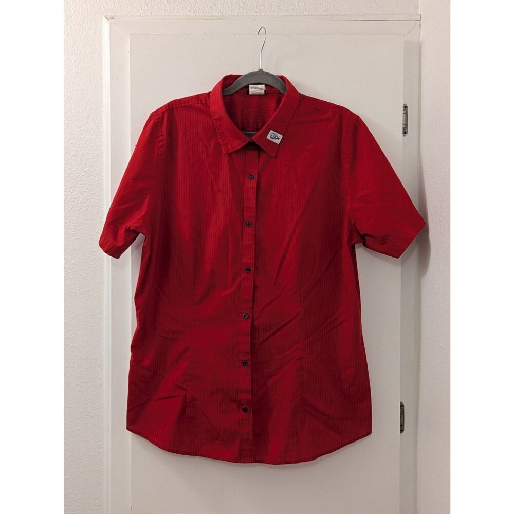 KFC Colonel-Inspired Red Button-Up Shirt XL